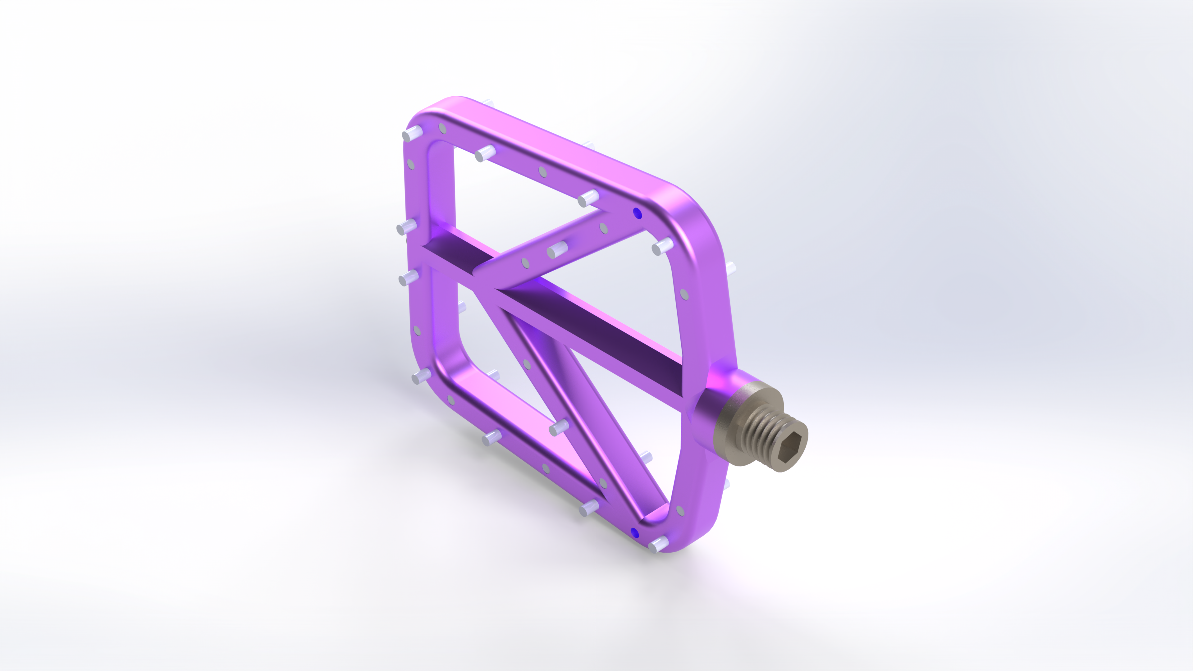 Flat Pedal Top View